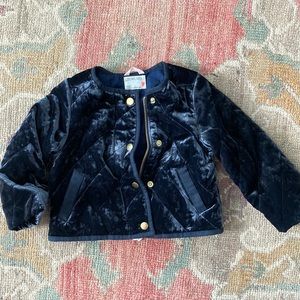 Velvet Toddler Barn Jacket